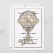 Antiek Wereldbol, White BG/Rehearsal Din Kaart (Achterkant)