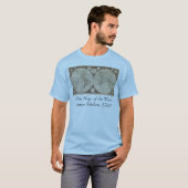 Antiek Wereldkaart, 1799 (Thomas Kitchen) T-shirt (Voorkant volledig)