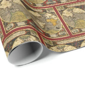 Antiek Wereldkaart #2 Cadeaupapier (Rol Hoek)