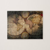 ANTIEK WERELDKAART 2 LEGPUZZEL (Horizontaal)
