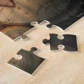 ANTIEK WERELDKAART 2 LEGPUZZEL (Zijkant)