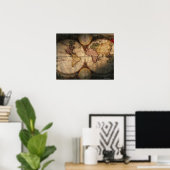 ANTIEK WERELDKAART 2 POSTER (Thuiskantoor)