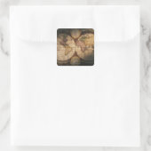Antiek wereldkaart 2 vierkante sticker (Tas)