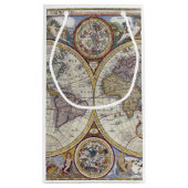 Antiek Wereldkaart #3 Klein Cadeauzakje (Achterkant)