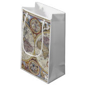 Antiek Wereldkaart #3 Klein Cadeauzakje (Achterkant Gekanteld)