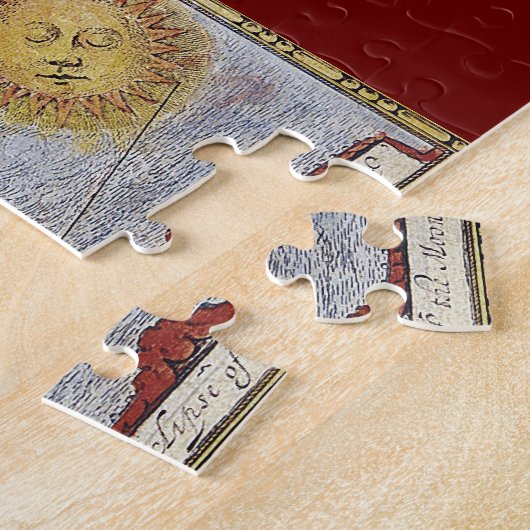 Antiek Wereldkaart #3 Legpuzzel (Zijkant)