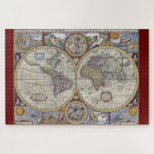 Antiek Wereldkaart #3 Legpuzzel (Horizontaal)