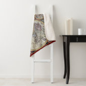 Antiek Wereldkaart #3 Sherpa Deken (In situ)