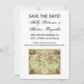 Antiek Wereldkaart #4 Kaart (Voorkant)