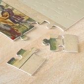 Antiek Wereldkaart #4 Legpuzzel (Zijkant)