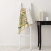 Antiek Wereldkaart #4 Sherpa Deken (In situ)