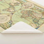 Antiek Wereldkaart #4 Sherpa Deken (3/4)