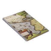 Antiek Wereldkaart Amerika, 1570 Notitieboek (Rechterzijde)