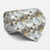 Antiek Wereldkaart, Atlas Maritimus van John Selle Stropdas (Opgerold)