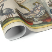 Antiek Wereldkaart - Blaeu, Joan 1664 Cadeaupapier (Rol Hoek)