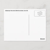 Antiek Wereldkaart briefkaart (Achterkant)