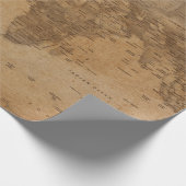  Antiek Wereldkaart Cadeaupapier (Hoek)