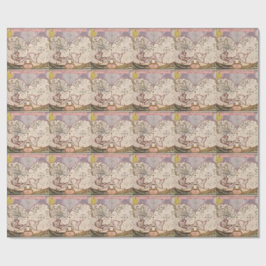 Antiek Wereldkaart Cadeaupapier (Vlak)