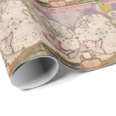 Antiek Wereldkaart Cadeaupapier (Rol Hoek)