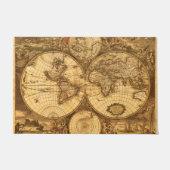 Antiek Wereldkaart Deurmat (Voorkant)