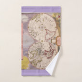 Antiek Wereldkaart Handdoek (Handdoek)