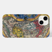 Antiek Wereldkaart Heart Shaped van Peter Apian 15 Case-Mate iPhone Case (Achterkant (horizontaal))
