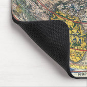 Antiek Wereldkaart Heart Shaped van Peter Apian 15 Muismat (Hoek)