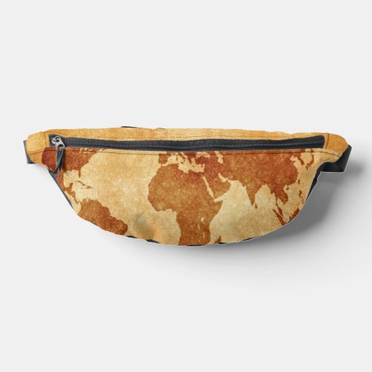 Antiek Wereldkaart Heuptasje (Liggend)