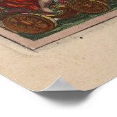 Antiek Wereldkaart: Historische Cartografie Kunst Poster (Hoek)