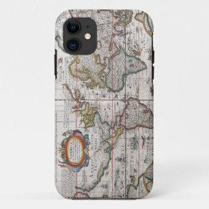 Antiek Wereldkaart iPhone case