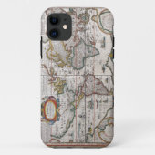 Antiek Wereldkaart iPhone case (Achterkant)