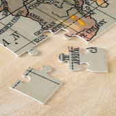 Antiek Wereldkaart Legpuzzel (Zijkant)