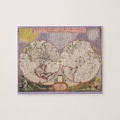 Antiek Wereldkaart Legpuzzel (Horizontaal)