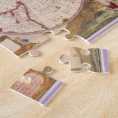 Antiek Wereldkaart Legpuzzel (Zijkant)