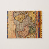Antiek Wereldkaart Legpuzzel (Horizontaal)