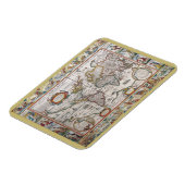 Antiek Wereldkaart magneet (Linkerzijde)