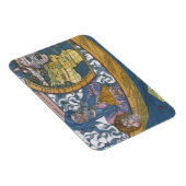 Antiek Wereldkaart met Claudius Ptolemy, 1507 Magneet (Rechterzijde)