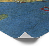 Antiek Wereldkaart met Claudius Ptolemy, 1507 Poster (Hoek)