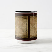 Antiek Wereldkaart Mok Serie (Center)