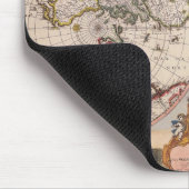 Antiek Wereldkaart Muismat (Hoek)