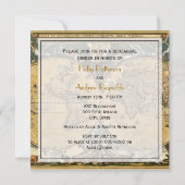 Antiek Wereldkaart, Noodlijdend BG SQ Repetitie Di Kaart (Achterkant)