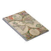 Antiek Wereldkaart Notitieboek (Rechterzijde)