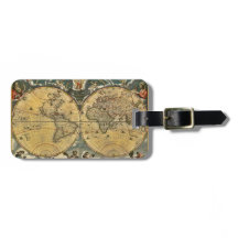 Antiek Wereldkaart Onderdruk #2