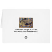 Antiek Wereldkaart Ptolemaic, Johannes of Arnsheim (Achterkant Horizontaal)