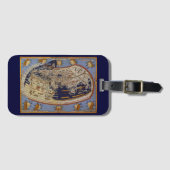 Antiek Wereldkaart Ptolemaic, Johannes of Arnsheim Bagagelabel (Voorkant (horizontaal))