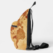 Antiek Wereldkaart Sling Bag (Rechts)