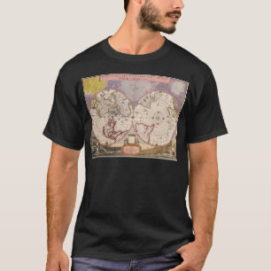 Antiek Wereldkaart T-shirt