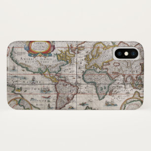 Antiek Wereldkaart Telefoongevallen Case-Mate iPhone Case