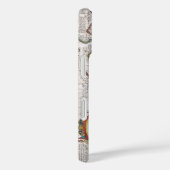 Antiek Wereldkaart Telefoongevallen Case-Mate iPhone Case (Achterkant / Rechts)