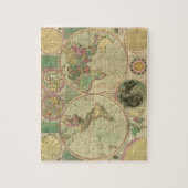 Antiek Wereldkaart van Carington Bowles, ongeveer Legpuzzel (Verticaal)